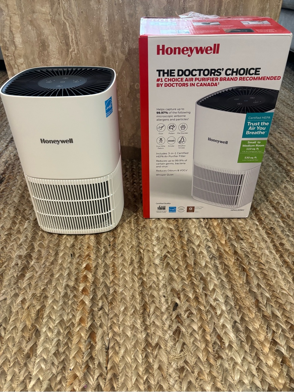 Brand new Honeywell HEPA Tabletop Air Purifier